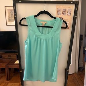 XS Banana Republic work blouse work shell top light blue